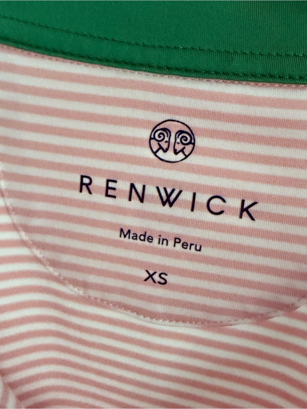 Renwick Striped 1/4 Zip Golf Pullover Pink  Women’s XS - Picture 3 of 3